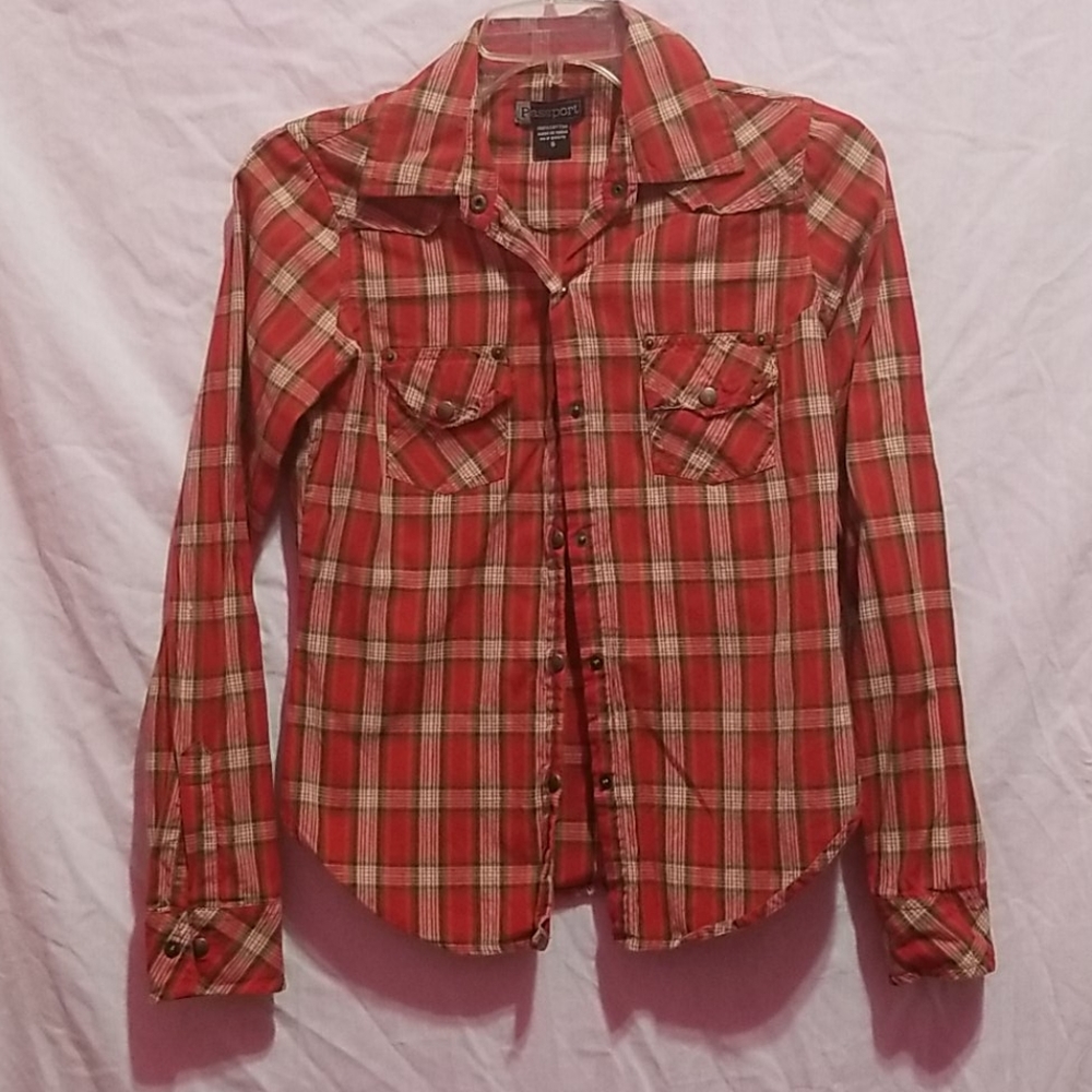 Passport button up shirt
